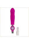 VIBROMASSEUR RECHARGEABLE EN SILICONE ALICE PENIS VIBE - ROSE