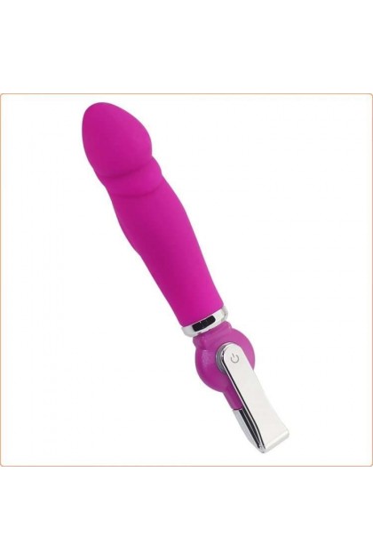 Vibromasseur rechargeable en silicone alice penis vibe - ROSE