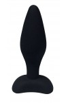 PLUG ANAL NOIR ROCKET PLUG EN SILICONE - SMALL - BR208S