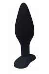 PLUG ANAL NOIR ROCKET PLUG EN SILICONE - SMALL - BR208S