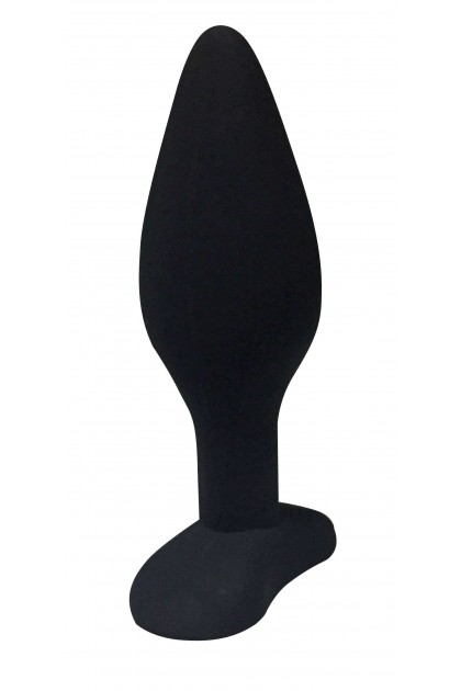 PLUG ANAL NOIR ROCKET PLUG EN SILICONE - LARGE - BR208L