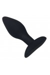PLUG ANAL NOIR ROCKET PLUG EN SILICONE - LARGE - BR208L