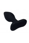 PLUG ANAL NOIR ROCKET PLUG EN SILICONE - LARGE - BR208L