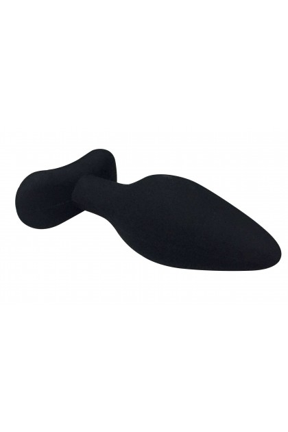 PLUG ANAL NOIR ROCKET PLUG EN SILICONE - LARGE - BR208L