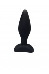 Plug anal noir rocket plug en silicone - LARGE - BR208L