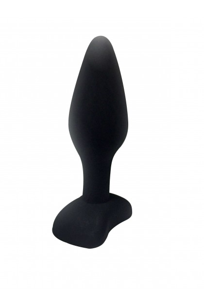 Plug anal noir rocket plug en silicone - LARGE - BR208L
