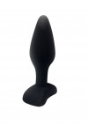 Plug anal noir rocket plug en silicone - LARGE - BR208L