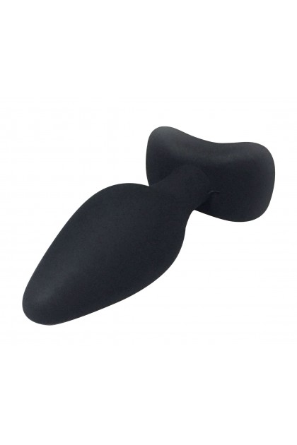 PLUG ANAL NOIR ROCKET PLUG EN SILICONE - LARGE - BR208L