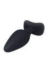 Plug anal noir rocket plug en silicone - LARGE - BR208L