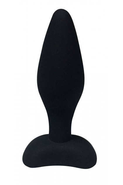 PLUG ANAL NOIR ROCKET PLUG EN SILICONE - LARGE - BR208L