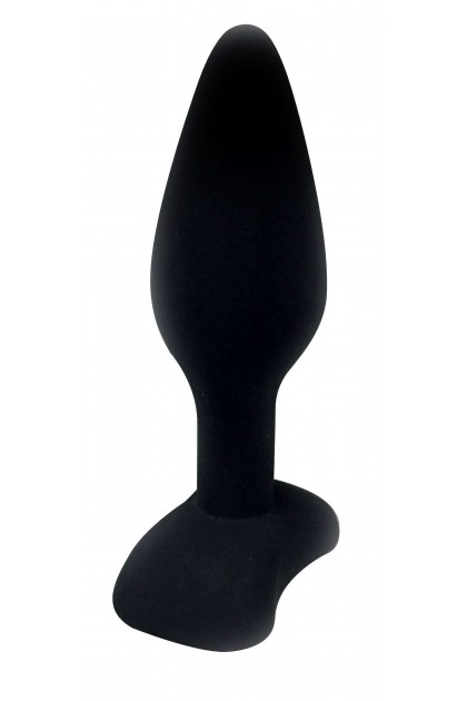 PLUG ANAL NOIR ROCKET PLUG EN SILICONE - LARGE - BR208L