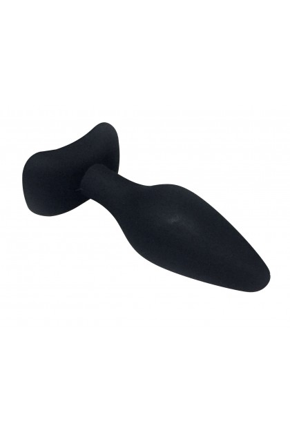 PLUG ANAL NOIR ROCKET PLUG EN SILICONE - LARGE - BR208L