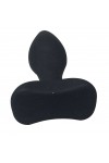 PLUG ANAL NOIR ROCKET PLUG EN SILICONE - LARGE - BR208L