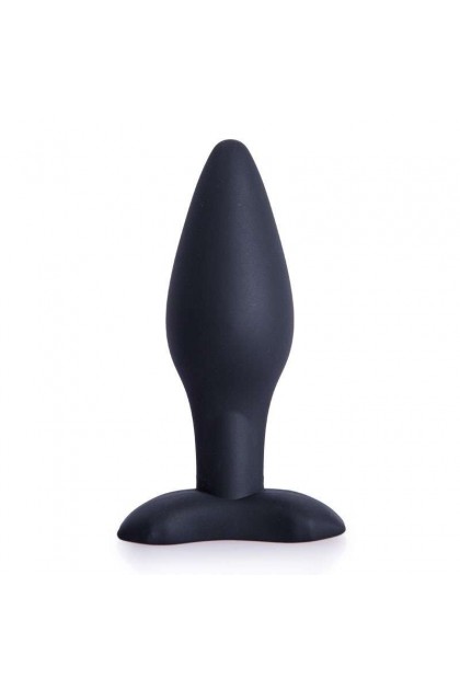 Plug anal noir rocket plug en silicone - LARGE - BR208L