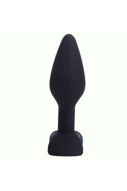 Plug anal noir rocket plug en silicone - LARGE - BR208L