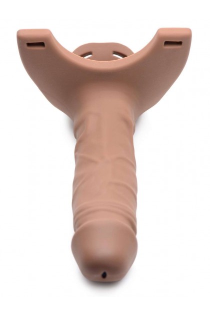 GODE CEINTURE CREUX EN SILICONE CHAIR