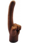 VIBROMASSEUR POINT G MAGIC FINGER RECHARGEABLE - 13051 - CHOCOLAT