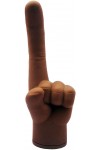 VIBROMASSEUR POINT G MAGIC FINGER RECHARGEABLE - 13051 - CHOCOLAT