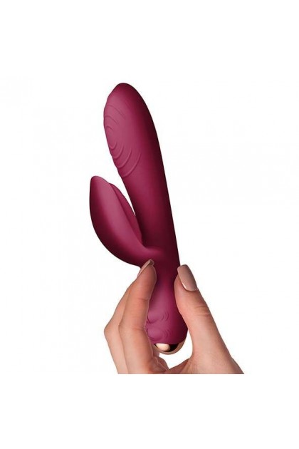 VIBROMASSEUR RABBIT  EVERY GIRL BORDEAUX - ROCKS-OFF