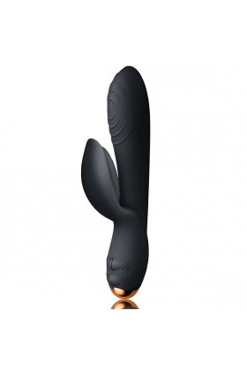 VIBROMASSEUR RABBIT  EVERY GIRL NOIR - ROCKS-OFF