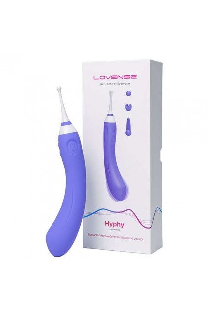 STIMULATEUR DOUBLE EXTRÉMITÉ CONNECTÉ HYPHY - LOVENSE