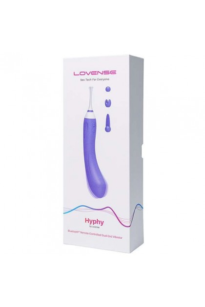 STIMULATEUR DOUBLE EXTRÉMITÉ CONNECTÉ HYPHY - LOVENSE