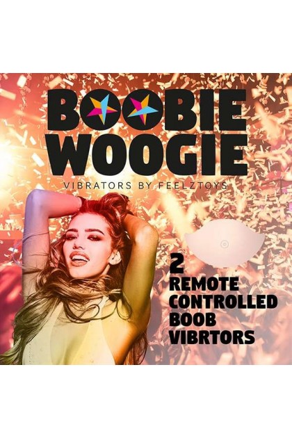 VIBROMASSEURS SEINS TÉLÉCOMMANDÉS BOOBIE WOOGIE (2 PCS) - FEELZTOYS