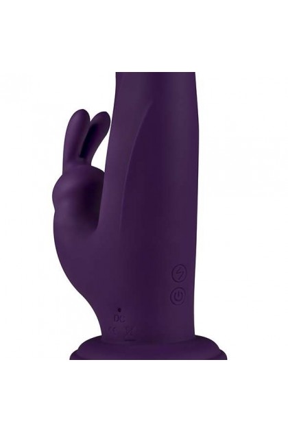 VIBROMASSEUR RABBIT ROTATIF WHIRL-PULSE & TÉLÉCOMMANDE VIOLET