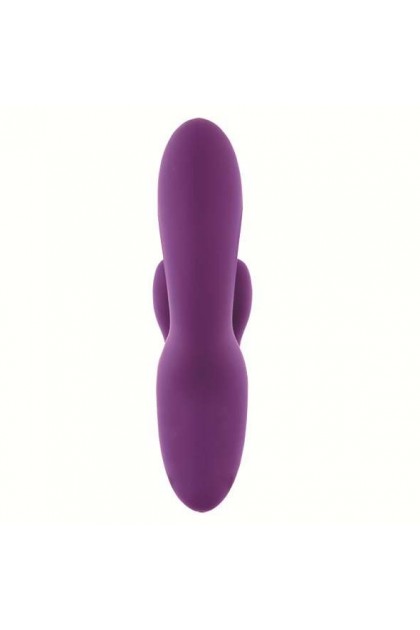 RABBIT TRIVIBE AVEC STIMULATION CLITORIDIENNE ET DES LÈVRES - VIOLET