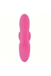 RABBIT TRIVIBE AVEC STIMULATION CLITORIDIENNE ET DES LÈVRES - ROSE
