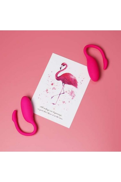 OEUF VIBRANT CONNECTÉ FLAMINGO ROSE - MAGIC MOTION
