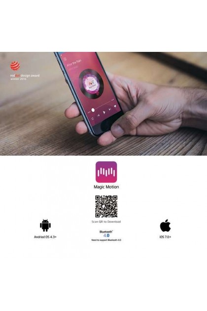 OEUF VIBRANT CONNECTÉ FLAMINGO ROSE - MAGIC MOTION