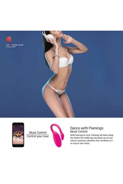 OEUF VIBRANT CONNECTÉ FLAMINGO ROSE - MAGIC MOTION