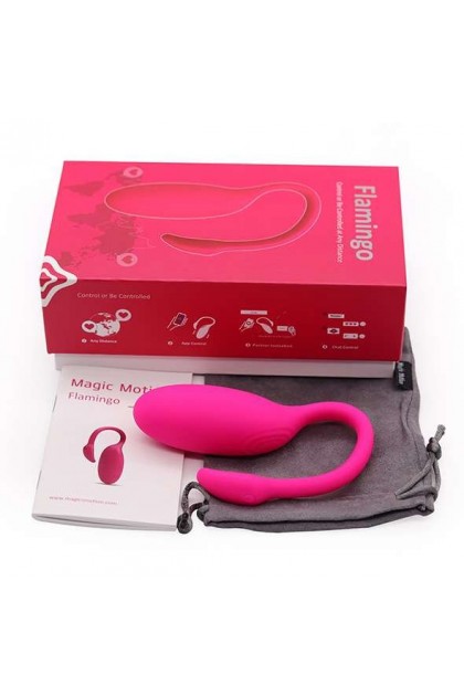 OEUF VIBRANT CONNECTÉ FLAMINGO ROSE - MAGIC MOTION