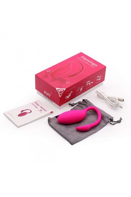 OEUF VIBRANT CONNECTÉ FLAMINGO ROSE - MAGIC MOTION