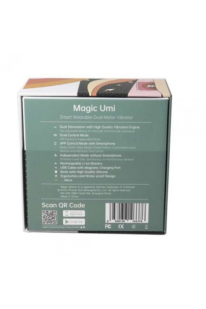 Stimulateur portable à double moteur connecté magic umi - MAGIC MOTI