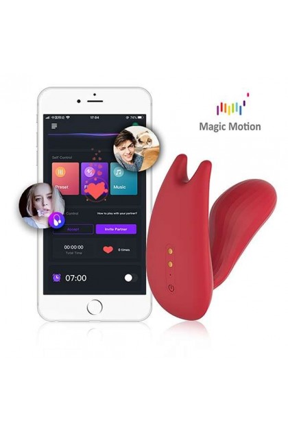 STIMULATEUR PORTABLE À DOUBLE MOTEUR CONNECTÉ MAGIC UMI - MAGIC MOTION