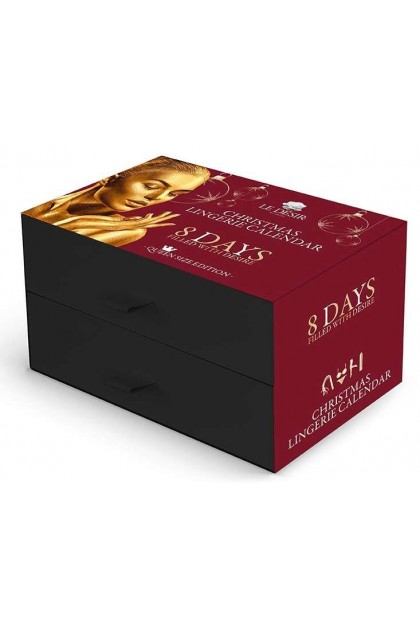 BOX CALENDRIER DE L'AVENT ÉROTIQUE 2021- 8 JOURS - LE DÉSIR QUEEN SIZE