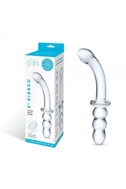 GODE EN VERRE POINT G NERVURÉ