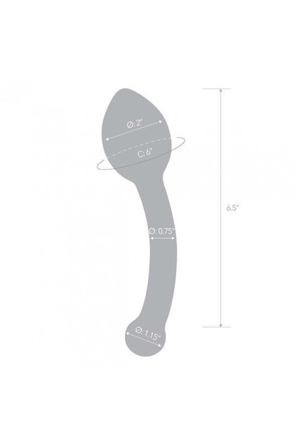 PLUG ANAL EN VERRE PURE INDULGENCE