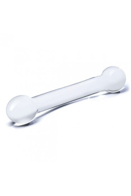 GODE EN VERRE STIMULATEUR DE POINT G INCURVÉ
