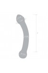 Gode en verre stimulateur de point g incurvé - Love Shop Avenue
