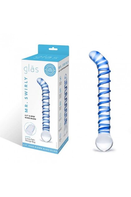 Gode en verre mr. swirly pour point g - Love Shop Avenue