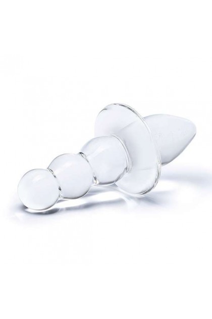 Plug anal titus en verre perlé - Love Shop Avenue