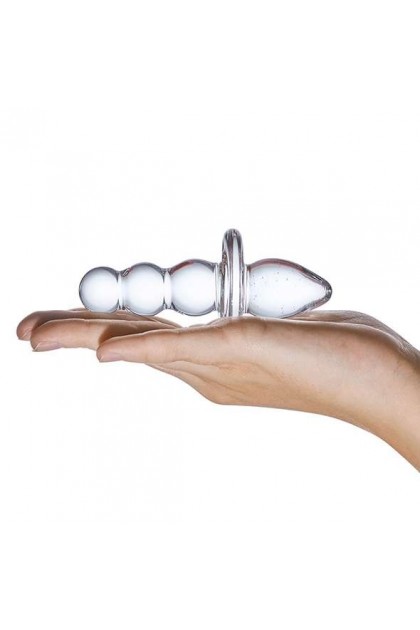 PLUG ANAL TITUS EN VERRE PERLÉ