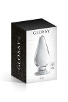 Plug anal allongé en verre translucide 11.5cm - Love Shop Avenue