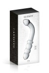 DILDO COUDÉ MULTI STIMULATION EN VERRE 22CM