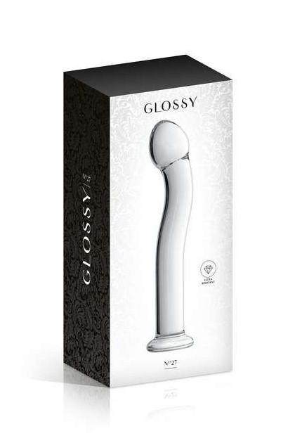 DILDO EN VERRE POINT G 19.5CM