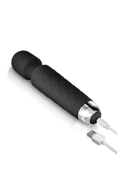 Vibromasseur wand noir 20 vitesses usb love wand - Love Shop Avenue