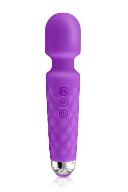 VIBROMASSEUR WAND VIOLET 20 VITESSES USB LOVE WAND